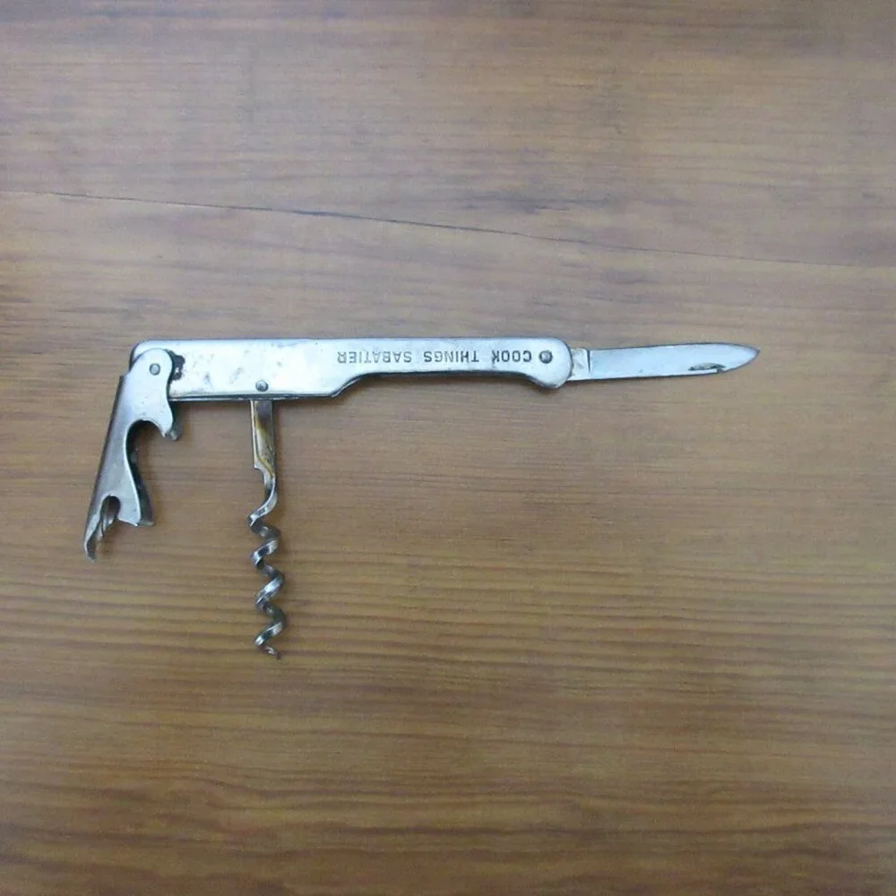A. Sarry Thiers Wine Corkscrew w/Knife 